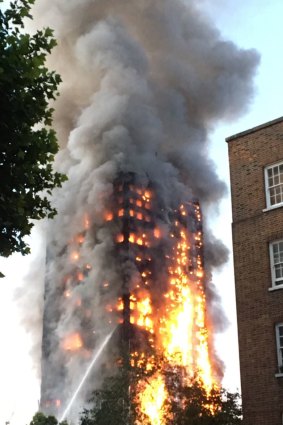 Grenfell Tower, a 24-storey social housing block, was engulfed by flames in the middle of the night of June 14, 2017.