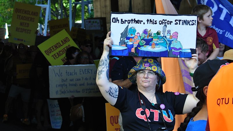 ‘Happy to roll the dice’: Teachers vote to reject ‘final’ pay offer