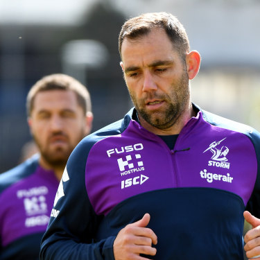 Melbourne Storm captain Cameron Smith is one of Moses's loyal clients.