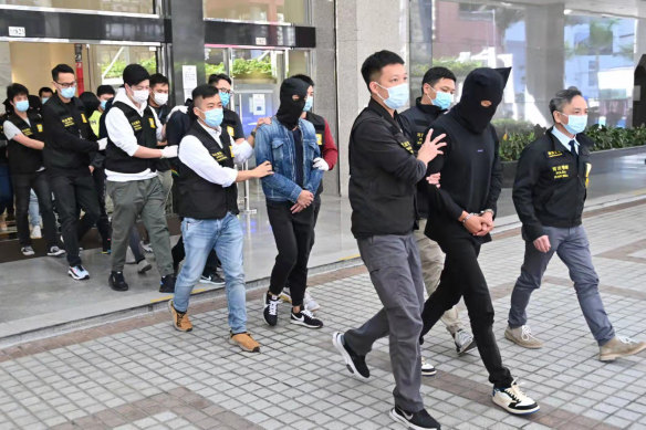 Macau police make arrests in November.