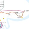The proposed expansion of the Brisbane Metro.