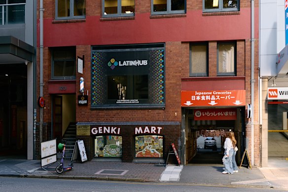 Spot the Genki Mart sign on Charlotte Street and you've found Say Hi.