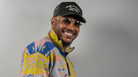 NBA legend Carmelo Anthony.