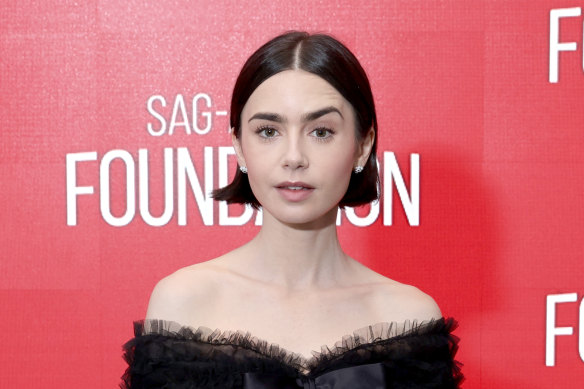 Actor Lily Collins 