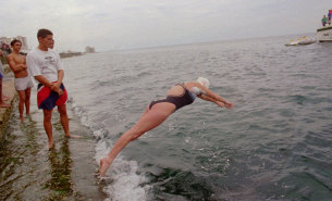 From the Archives 1997: Susie’s record swim from Cuba to Florida