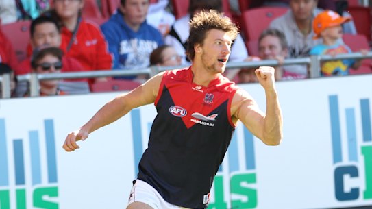 Jack Fitzpatrick in his Demons playing days.