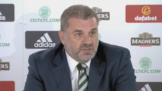 Ange Postecoglou has fronted the Scottish press for the first time as the new Celtic manager.