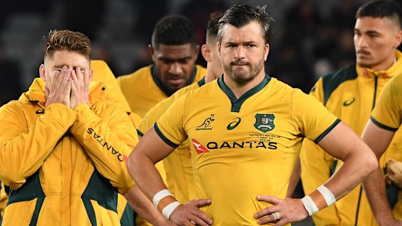 The pain of defeat was clear to see.