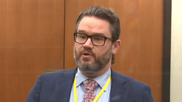 Chauvin’s defence attorney Eric Nelson.