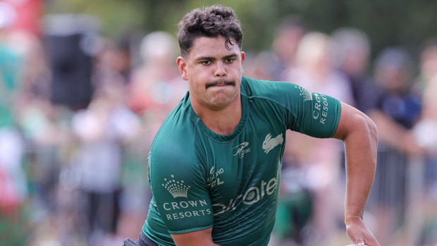 Latrell Mitchell might have designs on a move into the halves despite his impeccable form at fullback.