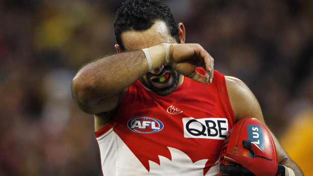 Adam Goodes in 2014.