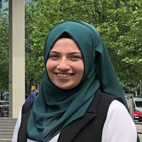 Sumeyya Ilanbey, trainee journalist at The Age in Melbourne.