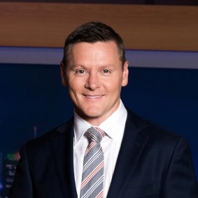 Ten sports presenter Matt Burke.