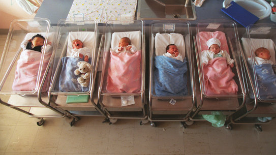 The population minister said there was a historic link between economic confidence and fertility rate.