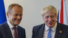Donald Tusk and Boris Johnson 