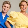 I’m a Celebrity Get Me Out of Here! hosts Robert Irwin and Julia Morris.