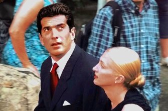 John F Kennedy jnr and his wife Carolyn Bessette, pictured in 1998.