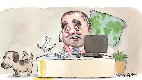 Jamie Pherous announced a strong first-half result for Corporate Travel Management, but some analysts are still wary. Illustration: John Shakespeare