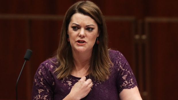 Sarah Hanson-Young has demanded an apology and financial compensation within seven days.
