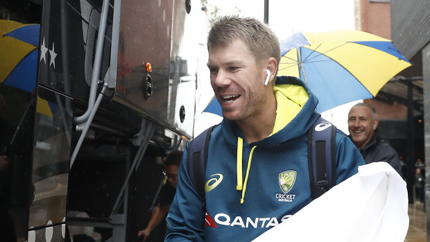 David Warner has struggled against Stuart Broad in this year's Ashes series.
