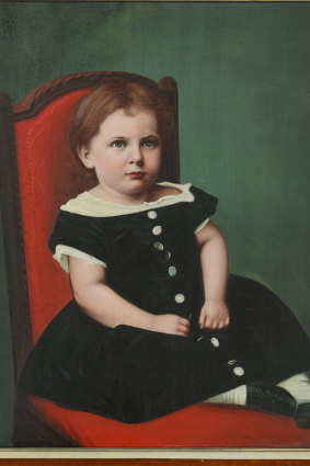 Isabel Mcpherson, ca. 1870s. Youqua. ML 1442. The artist worked from smaller portraits to create a larger images
