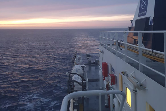 The Cliftons managed to get home to New Zealand aboard a fishing boat on Tuesday.