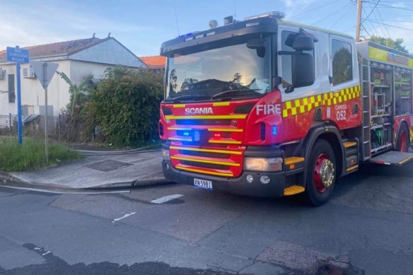A woman has died and two teenage boys were rescued from a fire. 