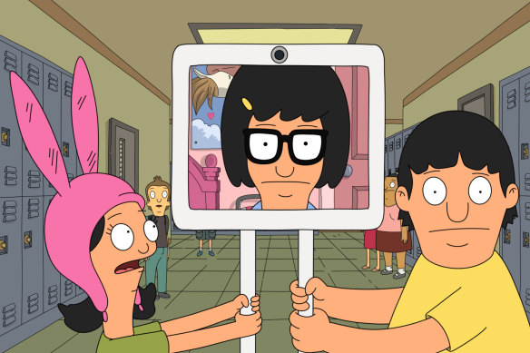 Even Bob's Burgers remind us of our current situation, like when Tina sprained her ankle and attended school via robot in the 'Ex Mach Tina' episode.
