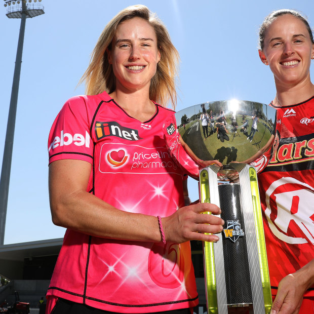 Silver at stake: Perry's Sixers face off against the Melbourne Renegades on Saturday for a place in the WBBL final.