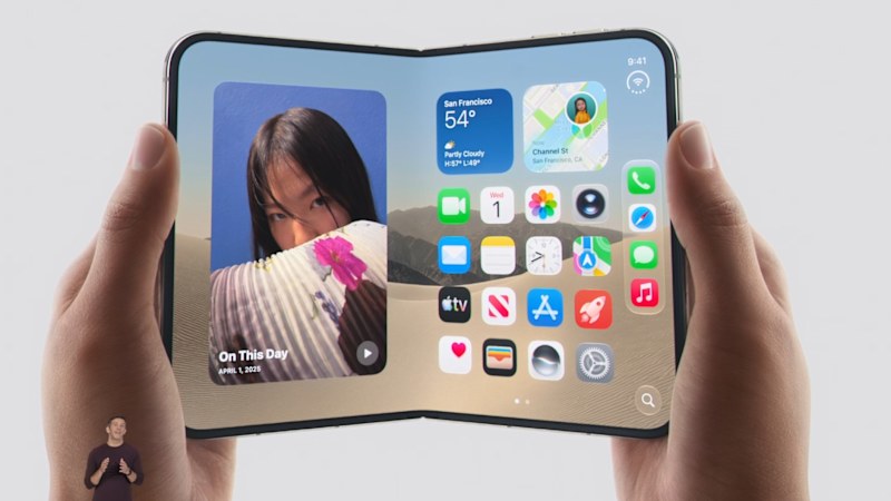Apple debuts company's first foldable phone in pivotal move