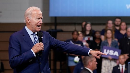 US President Joe Biden calls out Republicans for supporting January 6 insurrection.