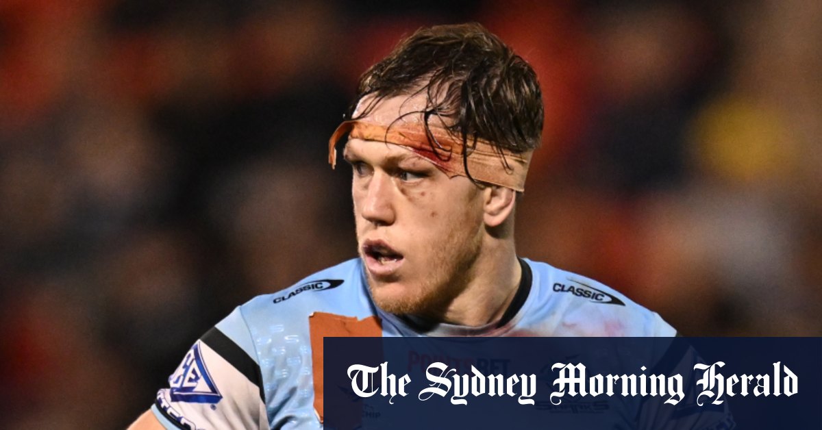 A bleed apart: Why even 300 stitches can’t stop Cronulla’s hard man