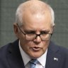 Scott Morrison delivers his valedictory speech.