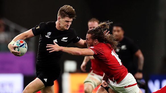 Jordie Barrett was banned from the MCG for 24 hours.