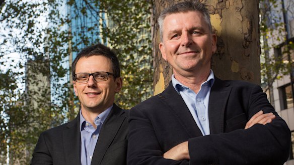 Martin Lawrence (L) and Dean Paatsch, directors of proxy advisory group Ownership Matters.
