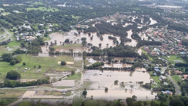 Flooding across the Gold Coast.