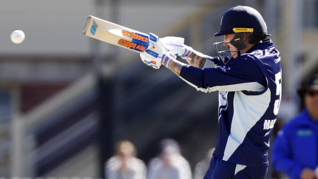 Nic Maddinson is relishing his chance in a darker shade of blue.