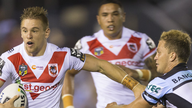 Staying put: the Dragons are keen to lock up the services of Matt Dufty.