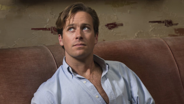 Armie Hammer in Call Me By Your Name.