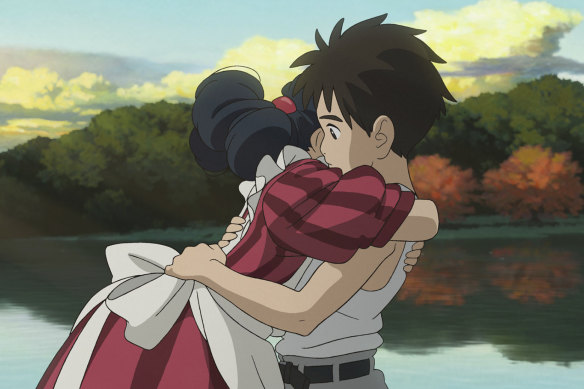 A scene from Hayao Miyazaki’s 2023 film The Boy And The Heron, which won awards at the Oscars, BAFTAs and the Golden Globes.