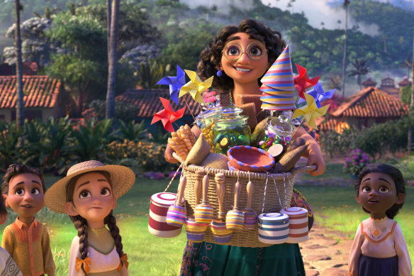 Mirabel in the hit Disney film Encanto.