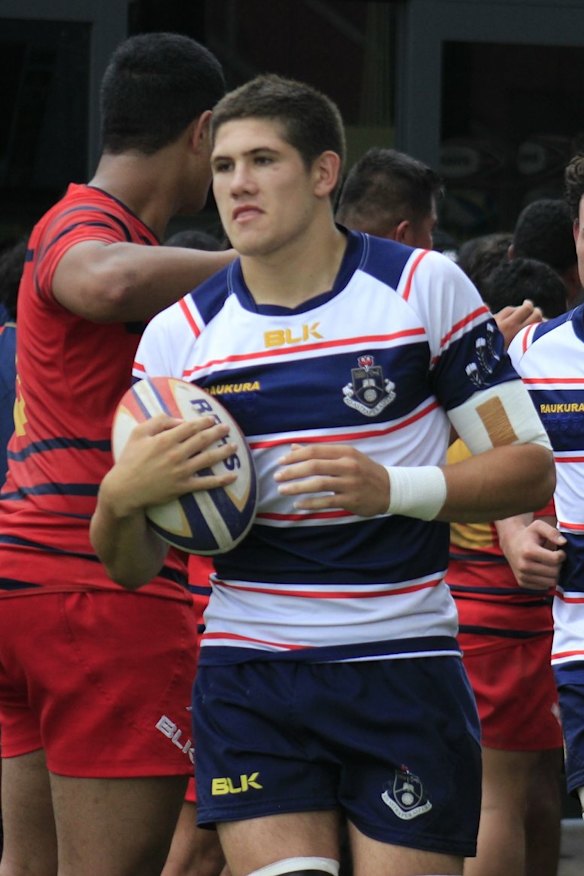 Tukimihia Simpkins in action for Rotorua Boys’ High School.