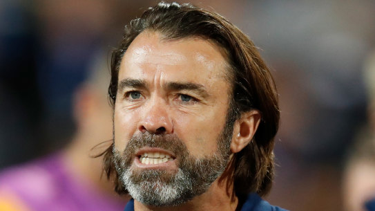 Fined: Geelong coach Chris Scott.