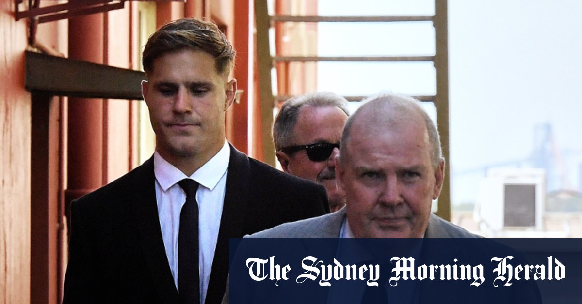 Jack de Belin trial: NRL star wipes away tears during ...