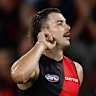 Out-of-contract Essendon ruckman Sam Draper.