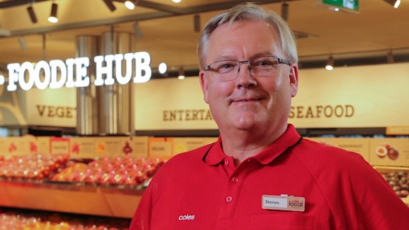 Steven Cain wants to reset Coles strategy.