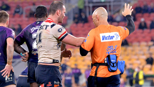 Cordner was taken from the field after a head knock against the Storm earlier this season.