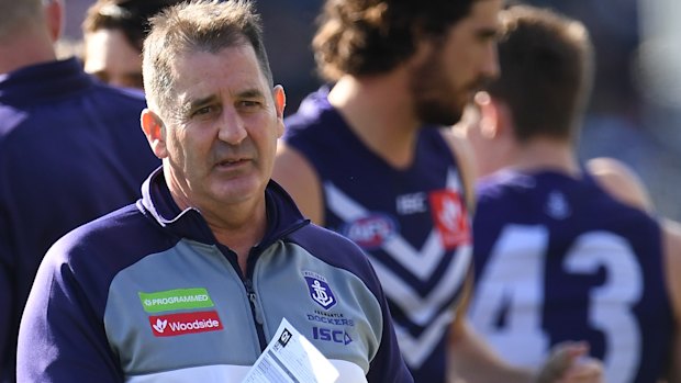 Fremantle's success in 2019 will largely depend on coach Ross Lyon's ability to field a fit team.