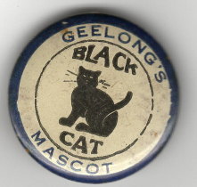 A Black Cat badge made in 1923. 