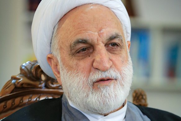 Chief Justice of the Supreme Court Gholam-Hossein Mohseni-Ejei.